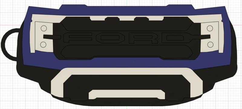 Ford F150 Raptor Keychain