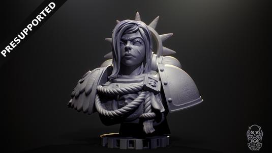 Female Space Commander Bust