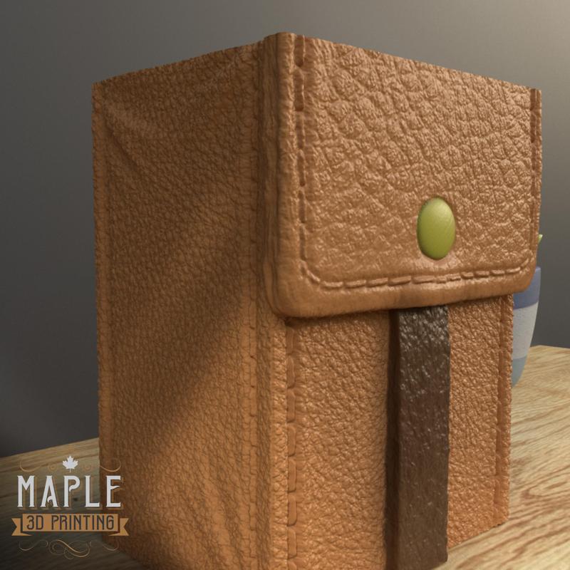 TCG Deck Box – Leather Pouch – Support Free