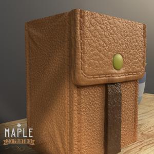 TCG Deck Box – Leather Pouch – Support Free