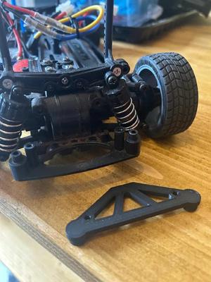 Tamiya TT01 bumper clamp   