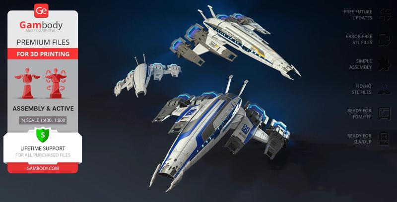 Normandy SR-2 3D Printing Model | Assembly