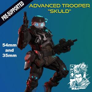 Advanced Trooper  Skuld  – Dual Version Cyberpunk Soldier