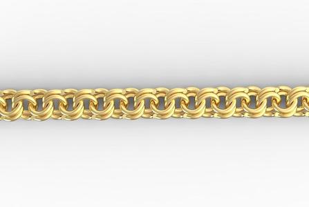 Chino link chain figaro bismarck