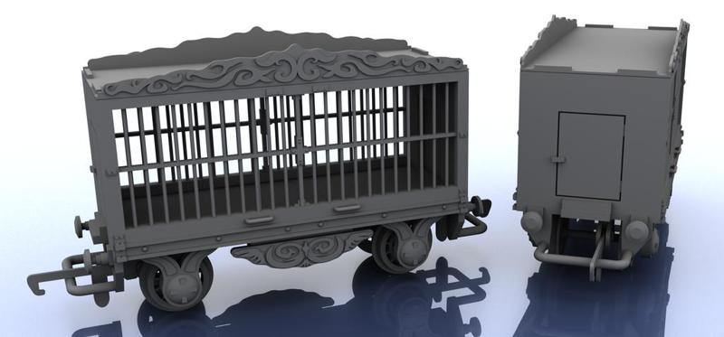 OO Scale Train – Circus – Cage Style 2