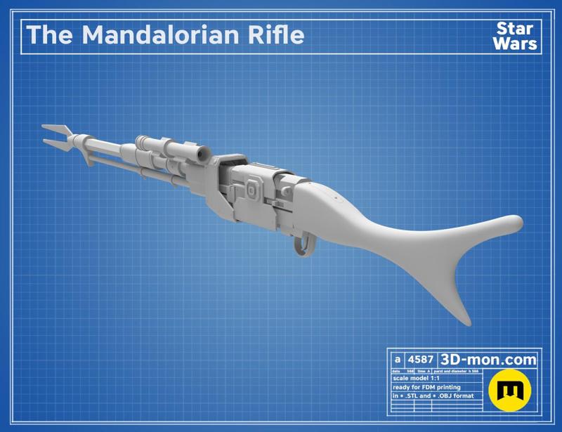 Amban Phase-pulse Blaster Mandalorian Rifle