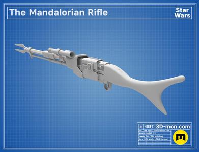 Amban Phase-pulse Blaster Mandalorian Rifle