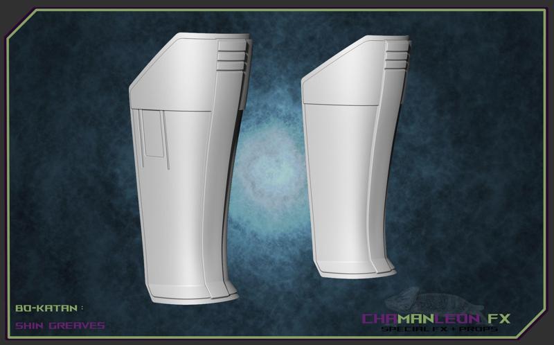 Bo Katan Mandalorian 3d Print Cosplay Shin Greaves
