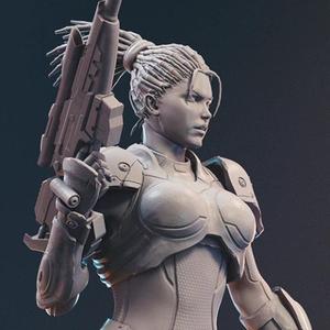 Ghost Kerrigan 3D Printing Figurine | Assembly