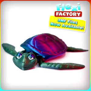 CUTE FLEXI PRINT-IN-PLACE TURTLE