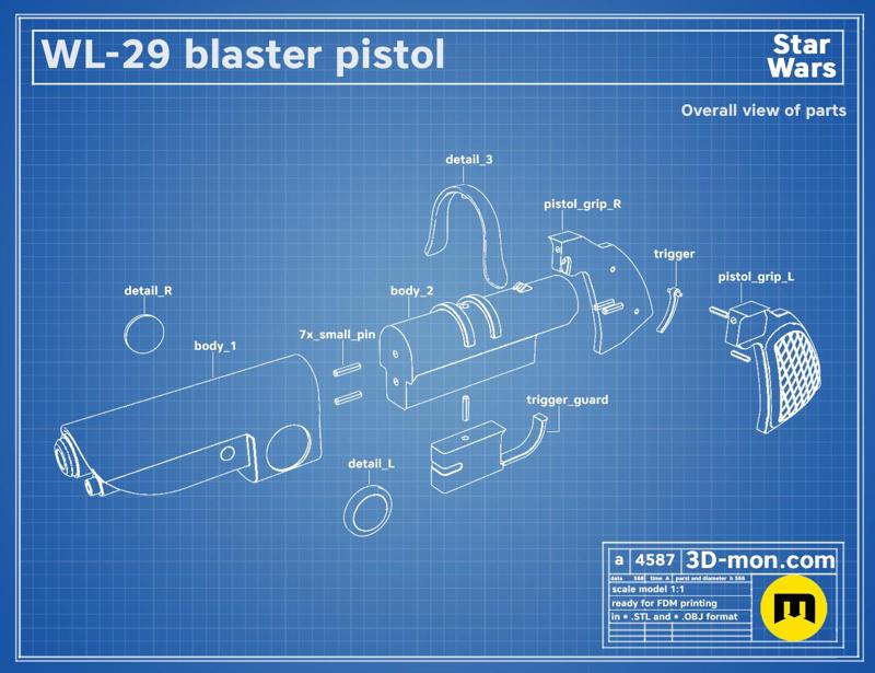 WL-29 Blaster Pistol