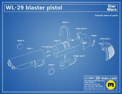 WL-29 Blaster Pistol
