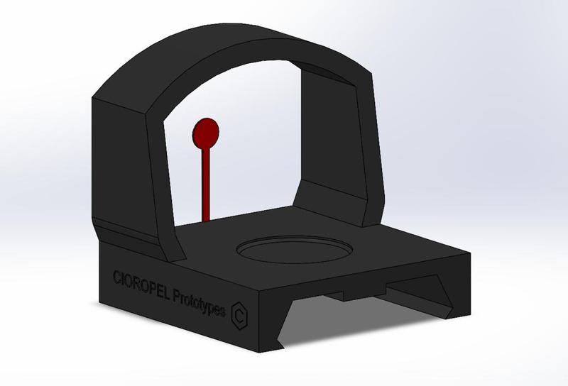 Red Dots for USP toy gun (ACRO and Leupold)