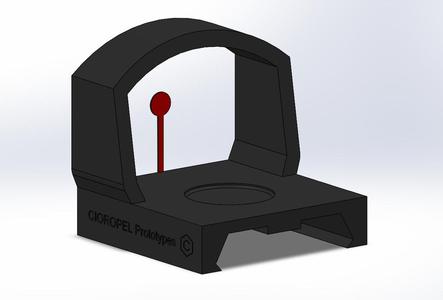 Red Dots for USP toy gun (ACRO and Leupold)