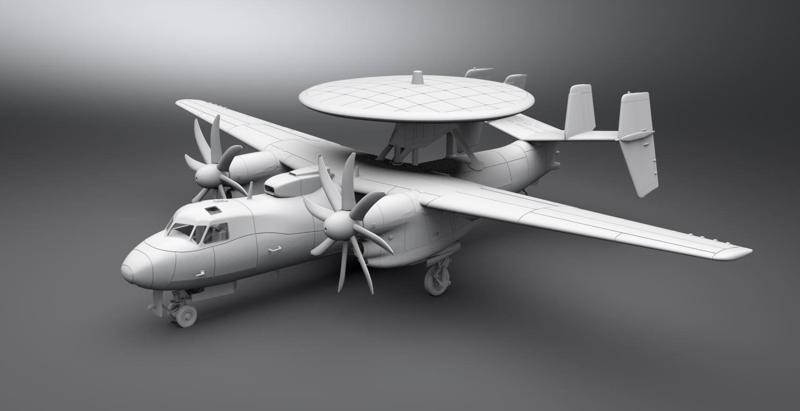 E2d Advanced Hawkeye Scale model