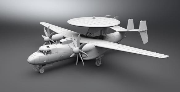 E2d Advanced Hawkeye Scale model
