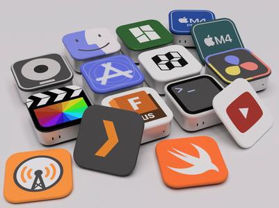 Mac App Icon “Hats” for M4 Mac mini