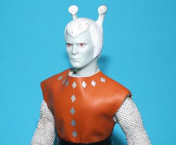 Mego Style Andorian figure Head- Star Trek
