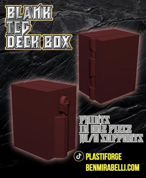 Print in Place Basic box for TCG games
