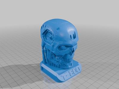 Terminator T-800 LED lights and ESP8655