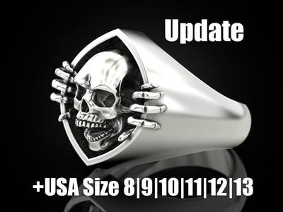 Skull and bone ring 2 Update