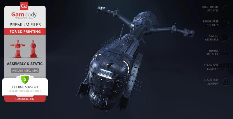 Event Horizon STL files for 3D Printing | Assembly Model