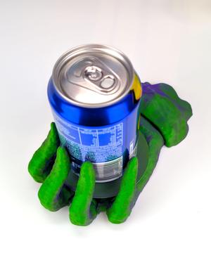 Grinch Hand: Christmas Self-Adjusting Coaster