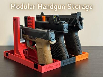 The Mod Rack handgun storage system