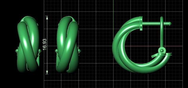 Trinity y earrings