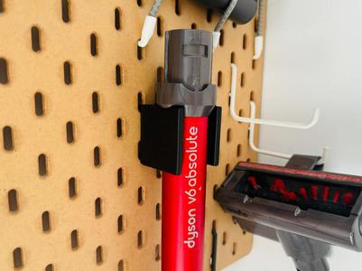 Dyson Vacuum Cleaner Storage (IKEA Pegboard) IKEA Skadis