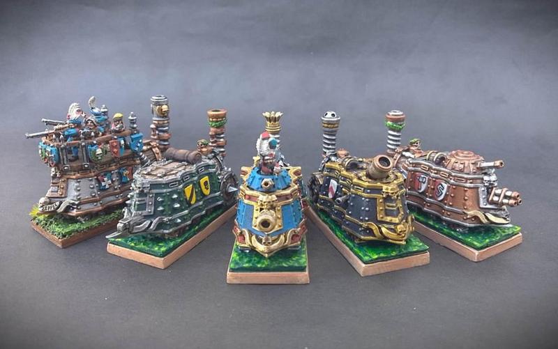 Rules for Steam Tanks Variants