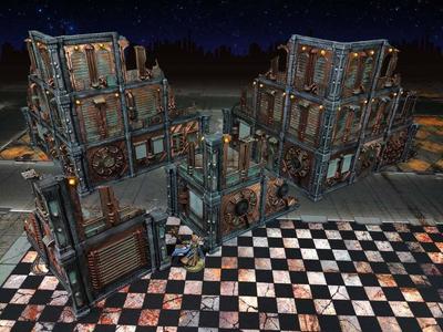 Damocles kickstarter modular industrial buildings sample