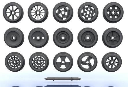 OO Scale Train – Wheel Collection