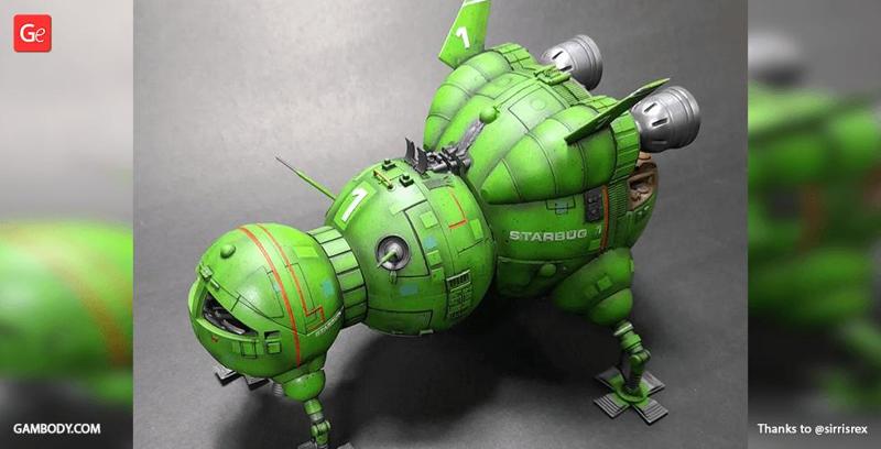 Starbug 3D Printing Model | Assembly + Active