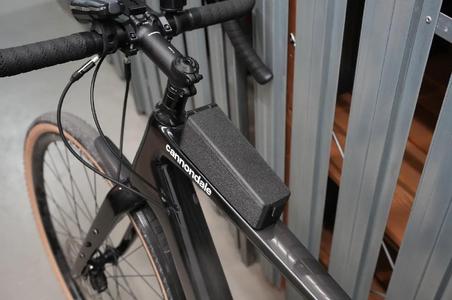 Toptube storage box for Cannondale Topstone Carbon Bottlecage mount