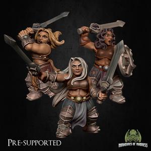 Female Dwarf Soldier Set [PRE-SUPPORTED]