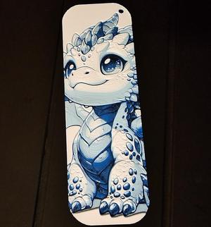 Dragon Bookmark 5 – Hueforge – 4 Colors