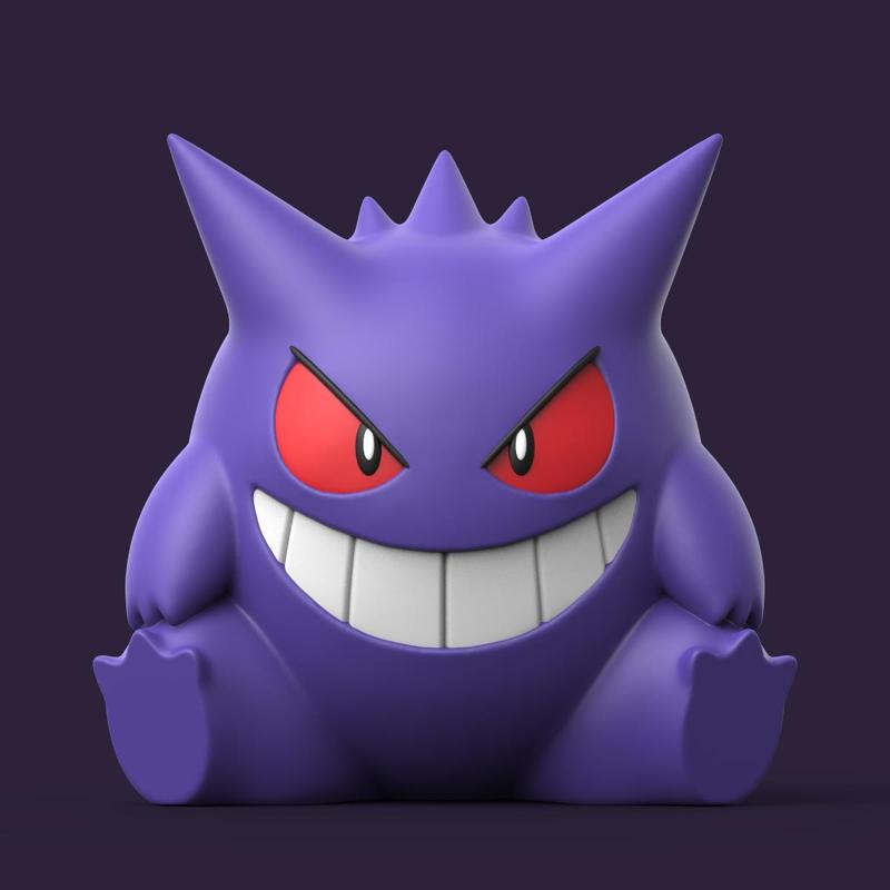 Gengar (Easy Print No Supports)