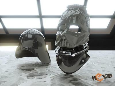 3D Printable Darth Vader Helmet – With Reveal Face Mask