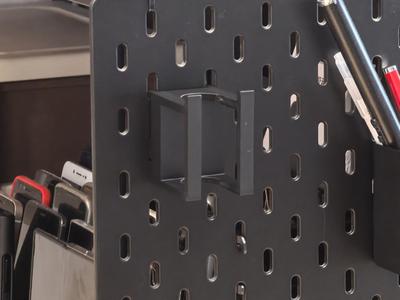 IKEA pegboard rod accessories