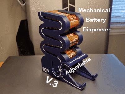 AA Mechanical Battery Dispenser