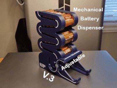 AA Mechanical Battery Dispenser