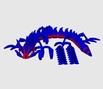 Articulated Eternatus Pokemon (3mf included)