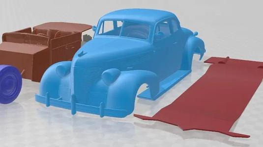 Chevrolet Coupe 1939 Printable Car