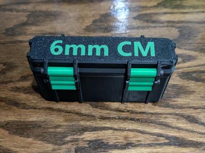 6mm Creedmoor 20rnd Ammo Box
