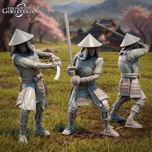 Ashigaru Swordsmen - Presupported