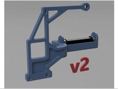 Bambu X1C / P1S side mount spool holder v2