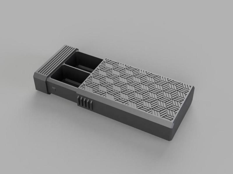 Small Slide Box With Japanese Pattern | No support