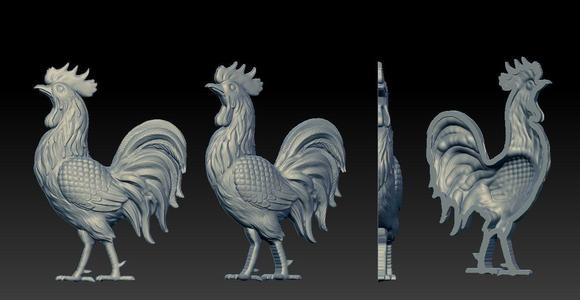 Rooster reliefs  3D Print model