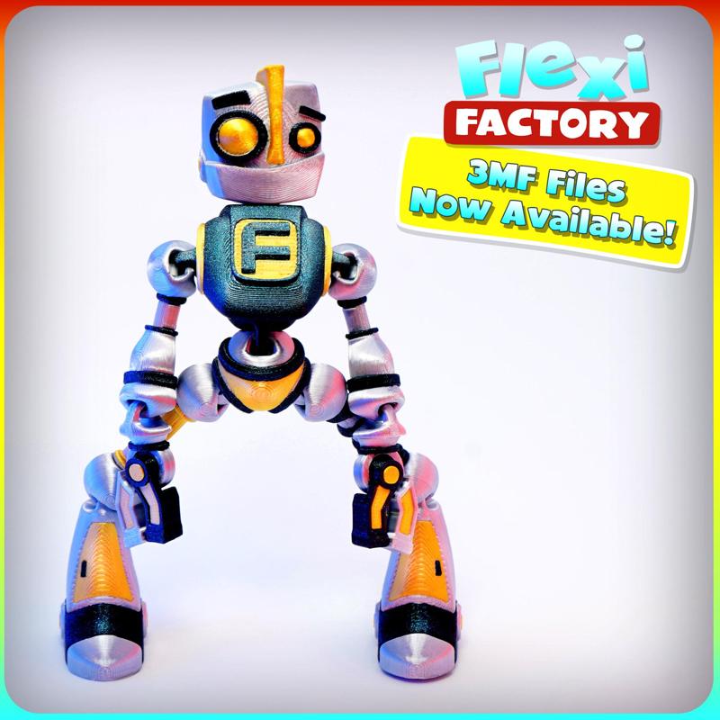 Free Model: FLEXI FACTORY PRINT-IN-PLACE FOKOBOT 2.0  ( robot )